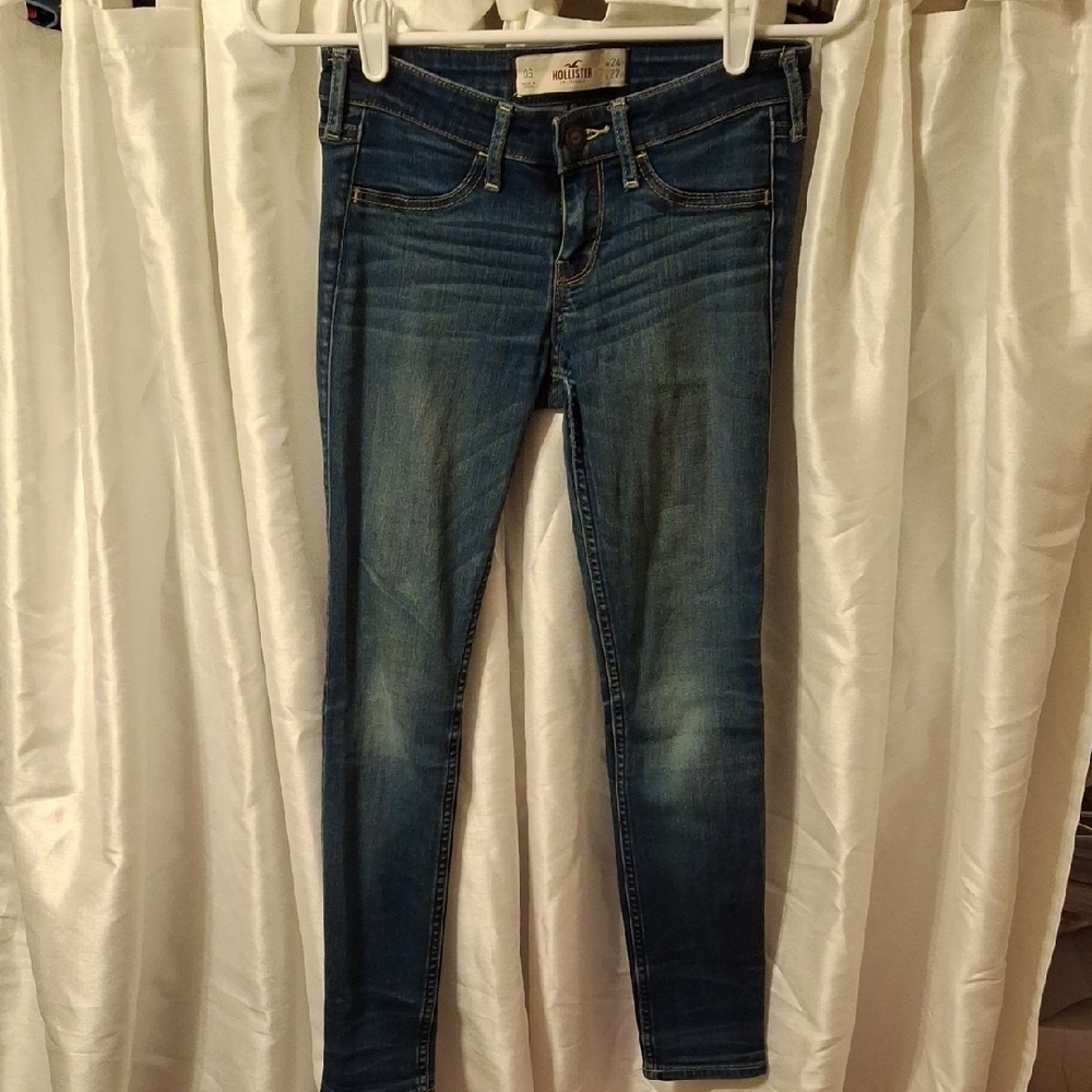 Hollister Women's Blue Jeans 0S 💙💙💙💙